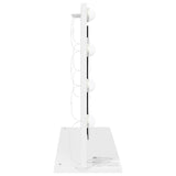 Vanity Mirror With Led Lights White 60X45X18 Cm