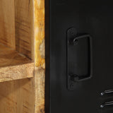 Shoe Bench 100X40X50 Cm Solid Wood Rough Mango