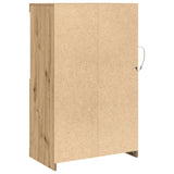 Sideboard With Led Lights Artisan Oak 60,5X37X100 Cm