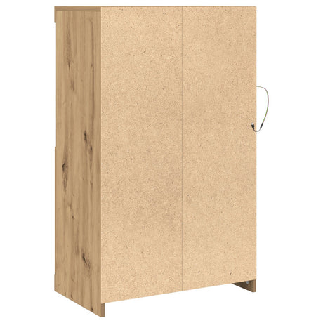 Sideboard With Led Lights Artisan Oak 60,5X37X100 Cm