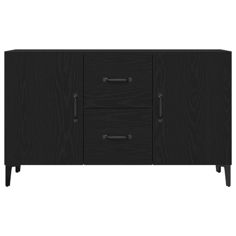 Black Oak Sideboard - 100 X 36 X 60 Cm - Made Of Engineered Wood