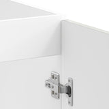 Sink Base Cabinet &quot;Porto&quot; With Sink Concrete Grey 80X46X84,5 Cm Engineered Wood