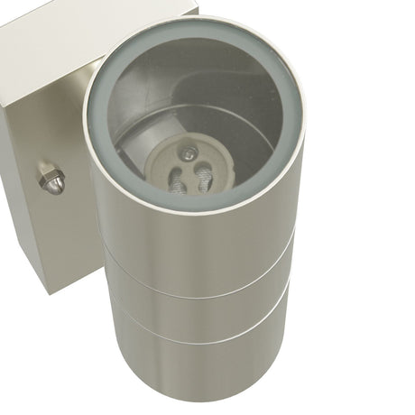 Outdoor Wall Light Silver Ip44