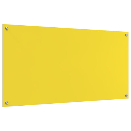 Kitchen Backsplash - Yellow 120X60X0.6 Cm Tempered Glass