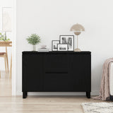 Sideboard Black Oak 104X35X70 Cm Engineered Wood