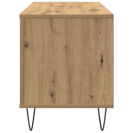 Record Cabinet Old Wood 100X38X48 Cm Engineered Wood