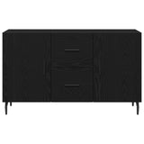 Black Oak Sideboard 100X36X60 Cm Made From Engineered Wood