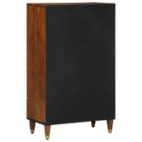 Highboard 60X33X100 Cm Solid Wood Mango