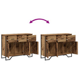 Sideboard Old Wood Oak 97X32.5X74.5 Cm Engineered Wood