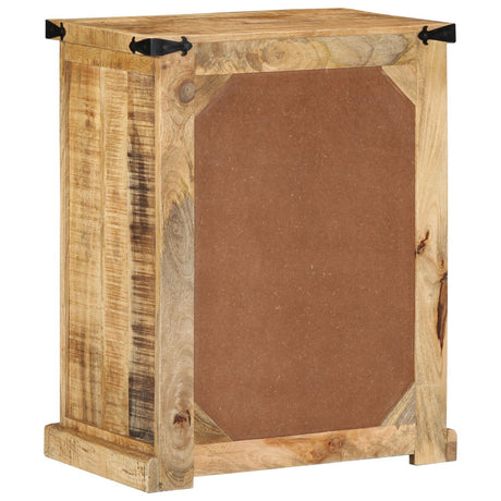 Sideboard 55X35X70 Cm Solid Wood Rough Mango