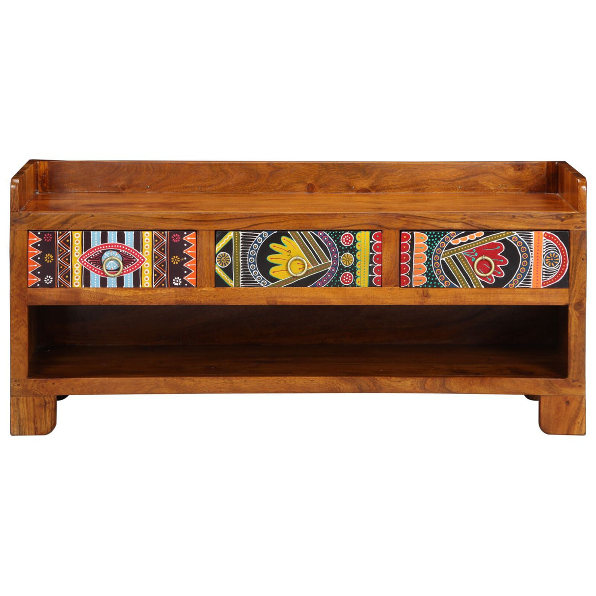 Shoe Bench 100X35X45 Cm Solid Wood Acacia