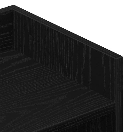 Black Oak Sideboard 105X30X70 Cm Made From Engineered Wood
