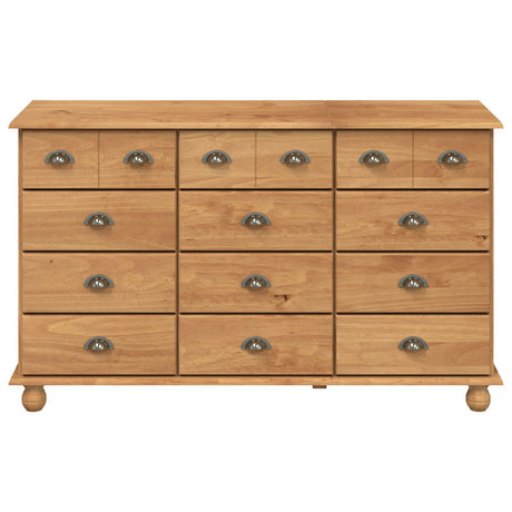 Chest Of Drawers &quot;Askim&quot; 79X40X133.5 Cm Solid Wood Pine