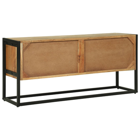 Tv Cabinet 110X30X50 Cm Solid Wood Acacia