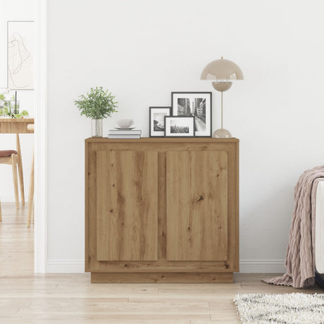 Sideboard Artisan Oak 80X34X75 Cm Engineered Wood