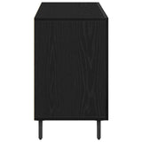 Black Oak Sideboard 100X36X60 Cm Made From Engineered Wood