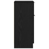 Black Oak Sideboard 30X30X70 Cm Mdf