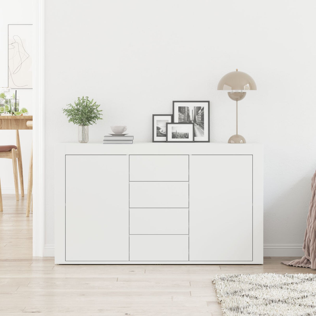 Sideboard Wood 120 X 36 X 69 Cm Storage