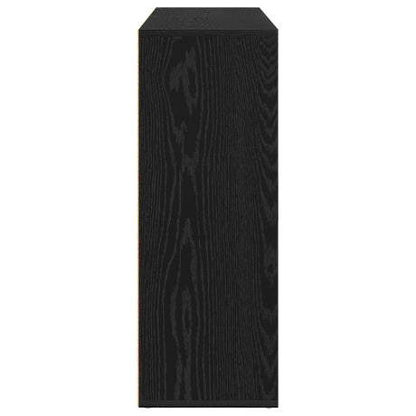 Sideboards 2 Pcs Black Oak 60X31X84 Cm Engineered Wood