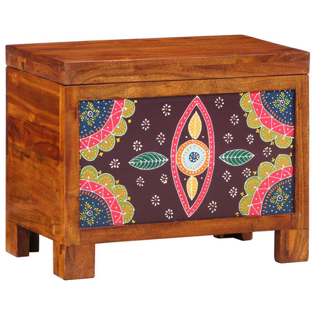 Storage Box Honey Brown 50X30X40 Cm Solid Wood Acacia