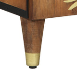 Sideboard 60X33X75 Cm Solid Wood Mango