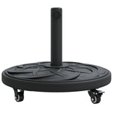 Parasol Base With Wheels For Ø38-48 Mm Poles 13 Kg Round