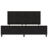 Bed Frame Black 200X200 Cm Velvet
