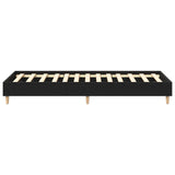Bed Frame 75X190 Cm Black Oak Engineered Wood
