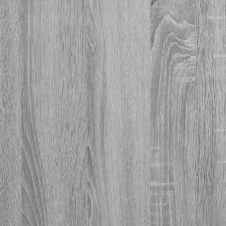 Bed Frame 120X190 Cm Grey Sonoma Engineered Wood