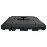 4-Piece Cantilever Parasol Base Set - 130Kg Sand Or 90Kg Water