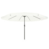 Garden Umbrella 395X245 Cm White