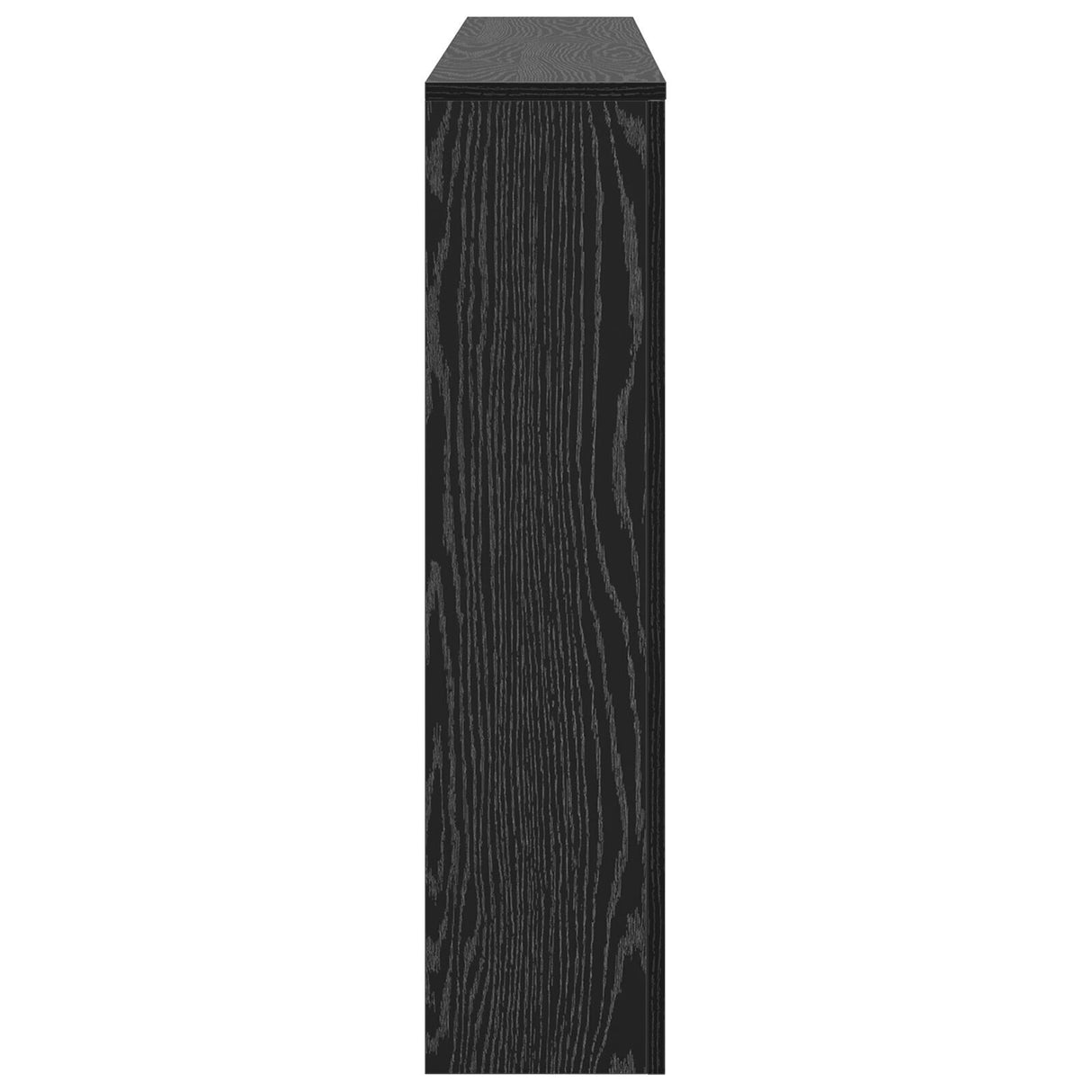 Radiator Cover Black Oak 175X20X82 Cm Engineered Wood
