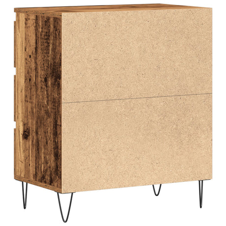 Sideboard With Drawers Old Wood 60X35X70 Cm Engineered Wood