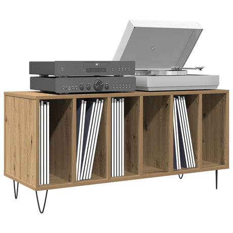 Record Cabinet Old Wood 100X38X48 Cm Engineered Wood