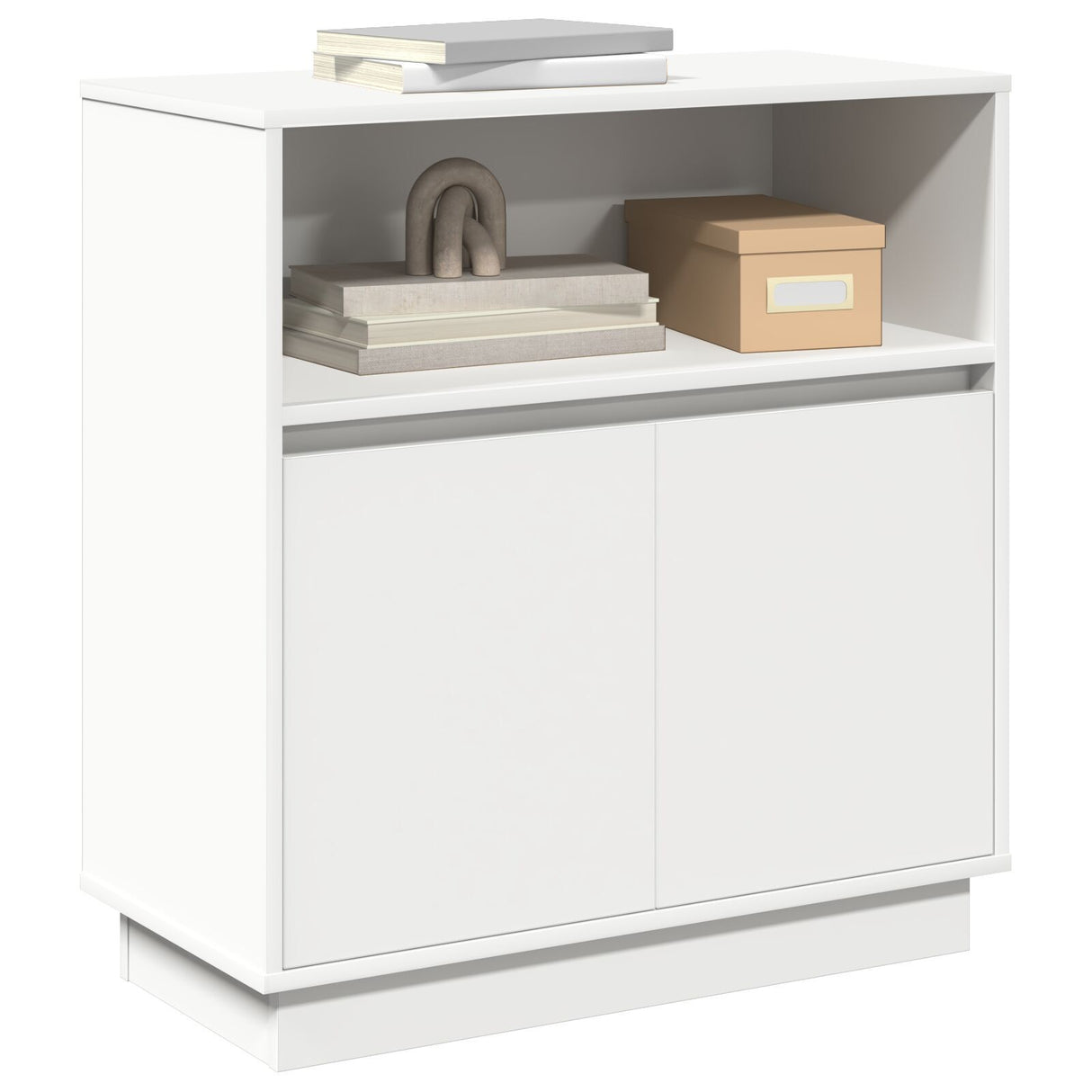 Sideboard With Led 71X34,5X75 Cm Engineered Wood