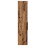 Highboard Old Wood 30X42,5X185 Cm Engineered Wood