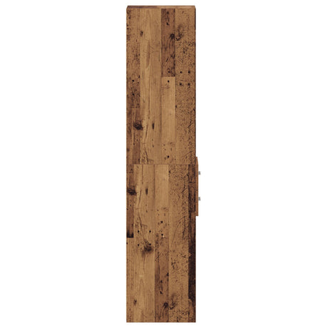 Highboard Old Wood 30X42,5X185 Cm Engineered Wood