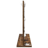 Vanity Mirror Smoked Oak Wood And Glass 80 X 55 X 18 Cm Mirror