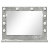 Vanity Mirror Concrete Grey Concrete Medium Decorative Inlays