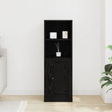 Highboard Black Oak 36X35.5X103.5 Cm Engineered Wood