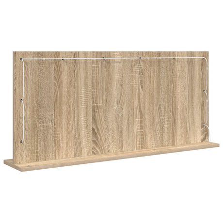Vanity Mirror With Led Lights Sonoma Oak 100X45X18 Cm