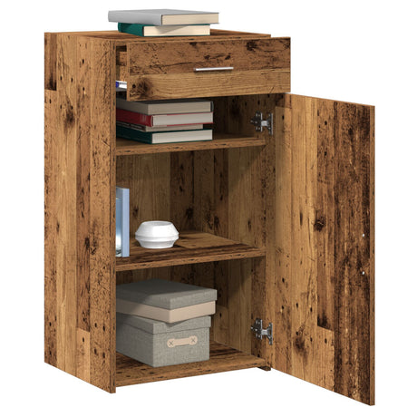 Sideboard Old Wood 30X42,5X93 Cm Engineered Wood