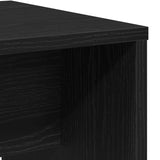 Dressing Stool Black Oak 70X35X45 Cm Engineered Wood