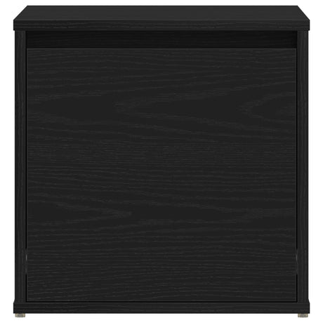 Box Drawer Black Oak 40,5X40X40 Cm Engineered Wood