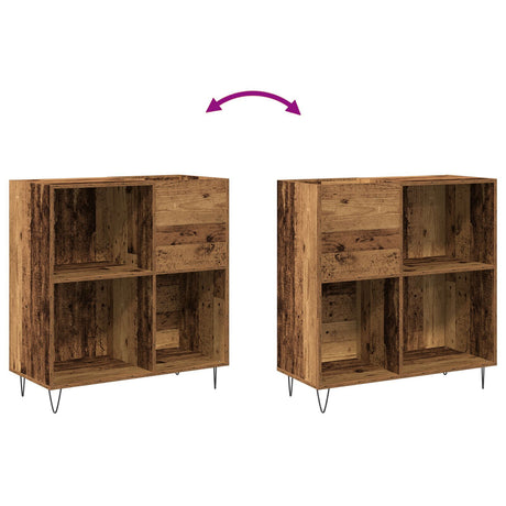 Media Cabinet Artisan Oak 84.5X38X90 Cm Engineered Wood