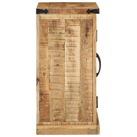 Sideboard 55X35X70 Cm Solid Wood Rough Mango