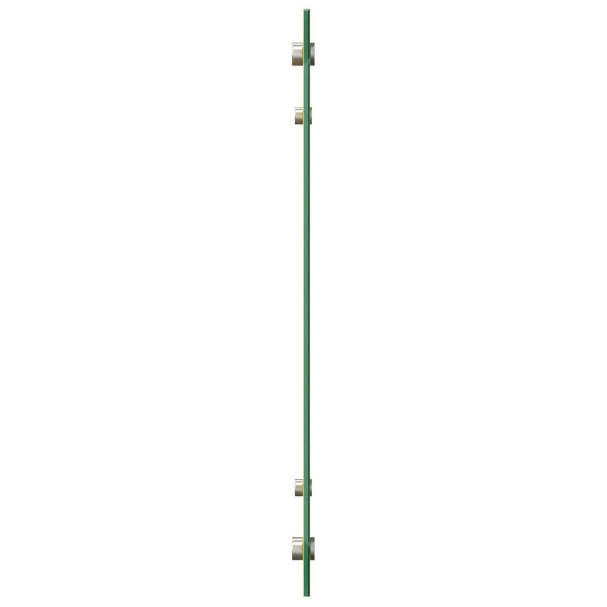 Kitchen Backsplash In Yellow - 80X50X0.6 Cm Tempered Glass