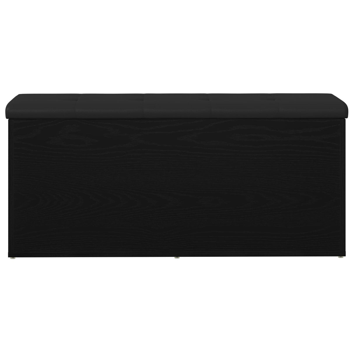 Storage Bench Black Oak 100X40X45 Cm Engineered Wood