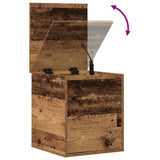 Storage Box Old Wood 40X42X46 Cm Engineered Wood