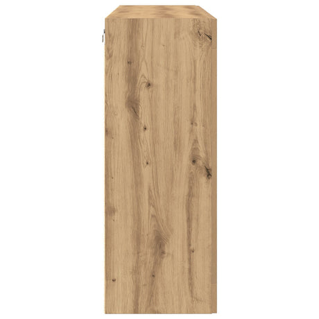 Wall Mounted Cabinets 2 Pcs Artisan Oak 69,5X34X90 Cm Engineered Wood